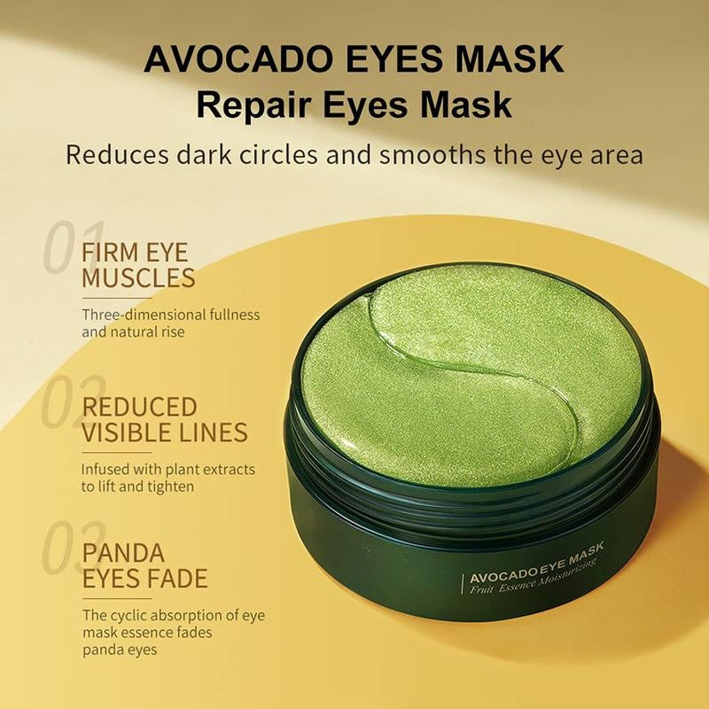 Essential Prime™ Natural Moisturizing Avocado Eye Masks
