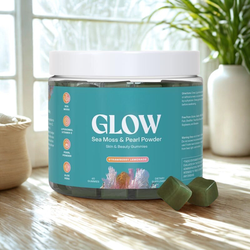 Natural Glow Sea Moss & Pearl Powder Gummies
