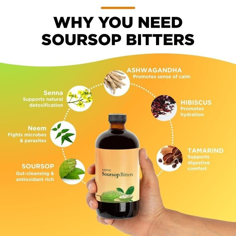 Soursop Bitters Organic Herbal Detox