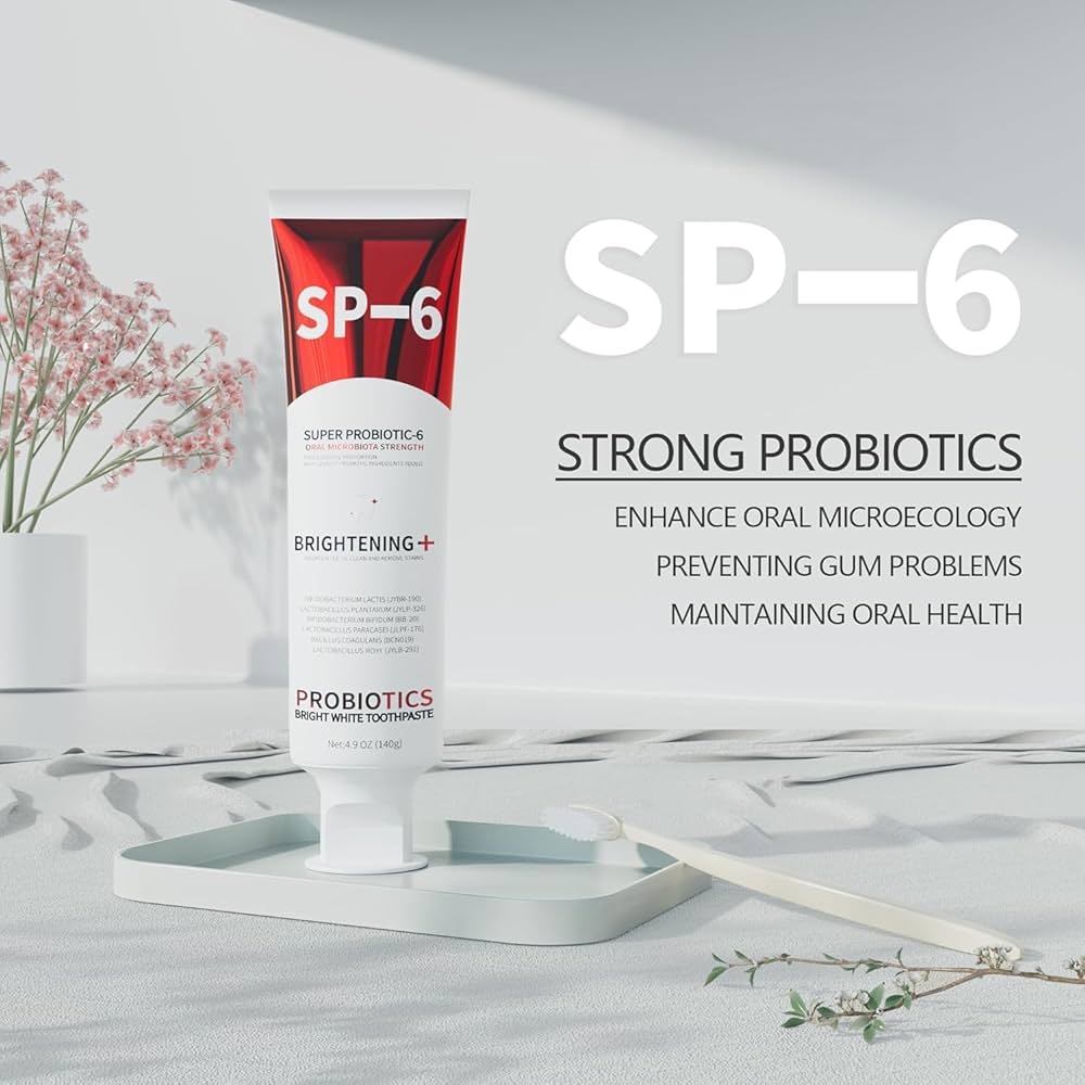 Whitening & Brightening Probiotic Tooth Paste SP-6™ - Get Rid Of Bad Breath