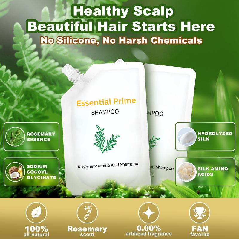 Essential Prime™ Natural Rosemary Amino Acid Shampoo