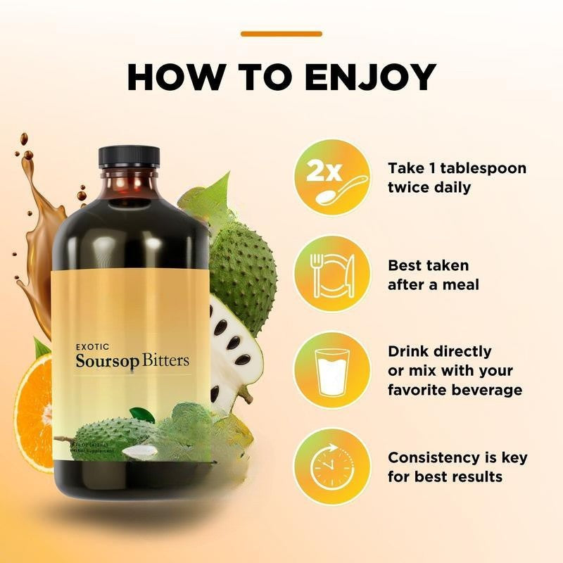 Soursop Bitters Organic Herbal Detox