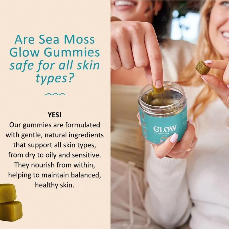 Natural Glow Sea Moss & Pearl Powder Gummies