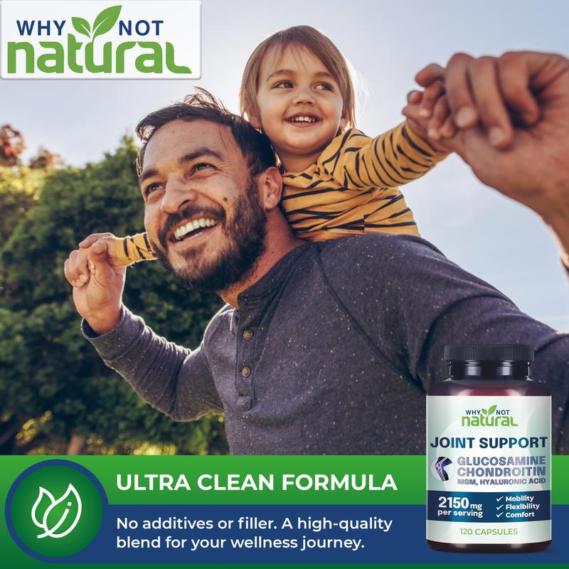 Joint Support Supplement | Supports Bones, Back, Knees, Hands, Shoulders | Advanced Formula #1