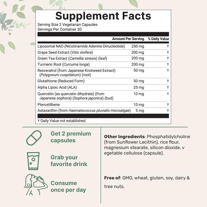 Essential™ Natural Liposomal NAD+ Supplement