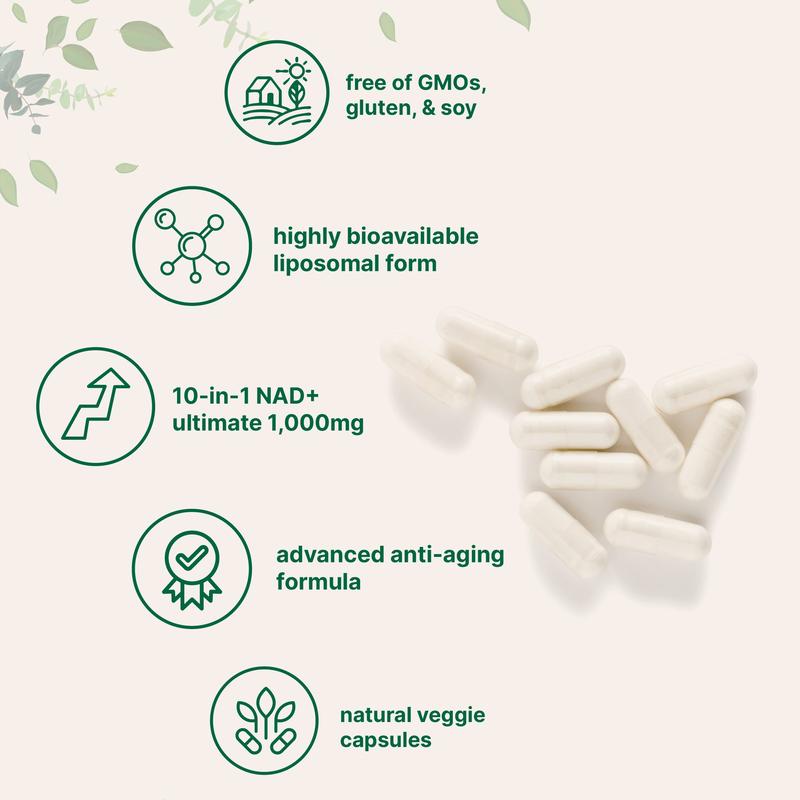 Essential™ Natural Liposomal NAD+ Supplement