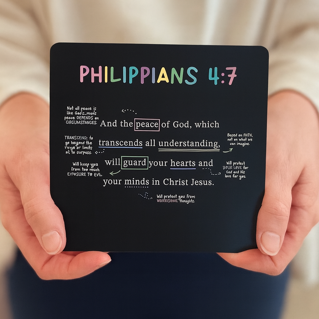 Essential 27 Front Back Bible Verse Cards