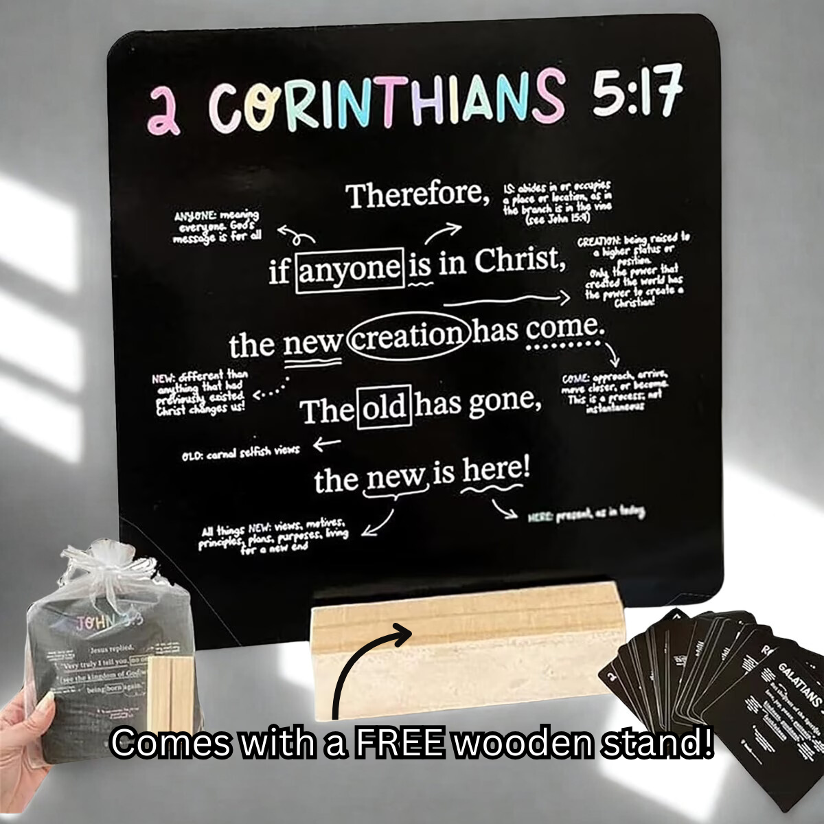 Essential 27 Front Back Bible Verse Cards