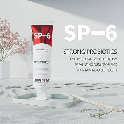 Whitening & Brightening Probiotic Tooth Paste SP-6™ - Get Rid Of Bad Breath