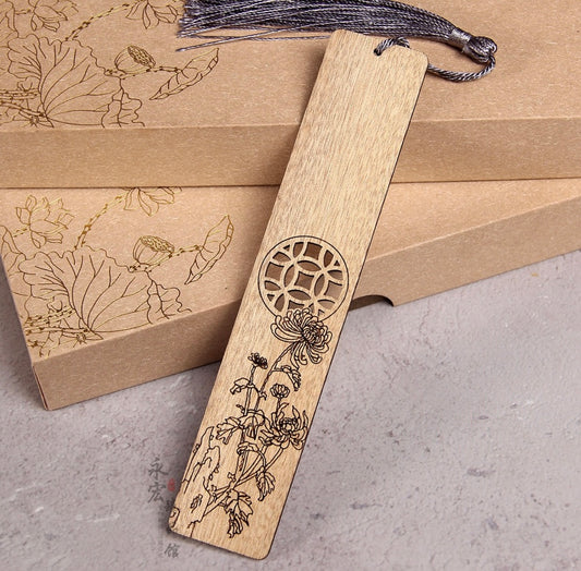 Handcrafted Wooden Bookmark