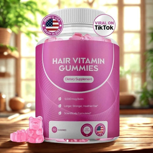 Hair, Skin, & Nails Gummies for Women & Men | #1 Advanced Formula | Fuller & Thicker Hair