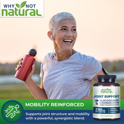 Joint Support Supplement | Supports Bones, Back, Knees, Hands, Shoulders | Advanced Formula #1