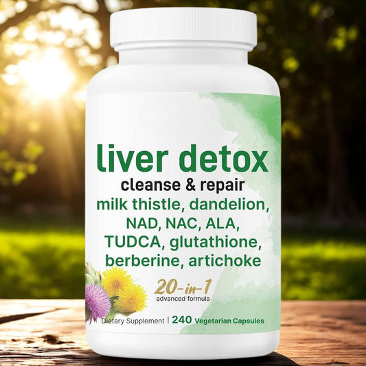 Liver Detox Supplement | Advanced Formula #1 | Cleanse & Wellness Boost | Get Rid of Toxins | 120day supply
